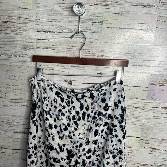 One clothing white black leopard print mini skirt size medium - Picture 6 of 7